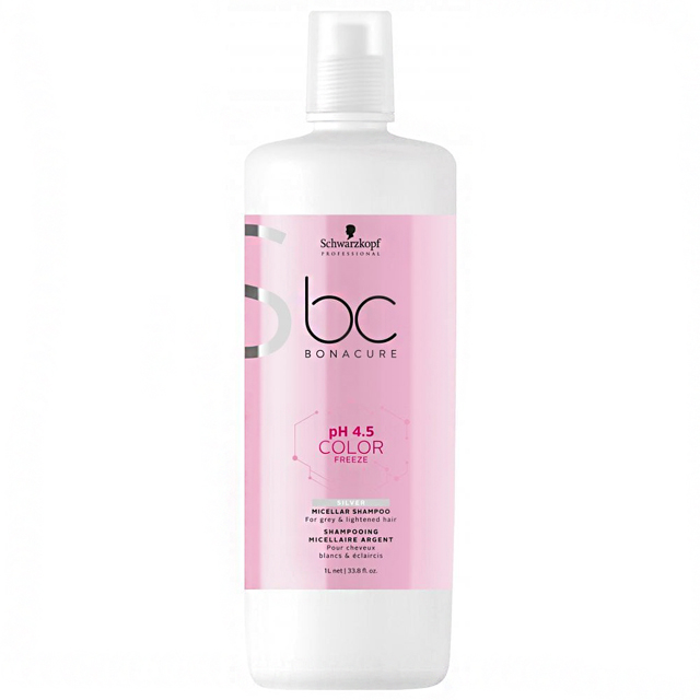Schwarzkopf施華蔻 PH4.5晶燦鎖色銀亮洗髮露 1000ml