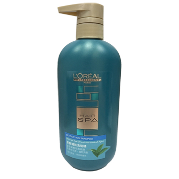 LOREAL萊雅 Hair SPA茶樹清新洗髮乳600ml