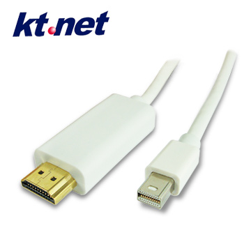 KTNET - mini DisplayPort to HDMI Adapter Cable 轉換線-1.8米