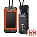 CORESUIT BADGE 證件夾+風格手機掛繩+iPhone6 Plus 5.5吋手機殼-橘紅