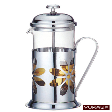 YUKAWA 多功能菊花濾壓壺 1000ml (T841B-HAN)