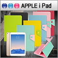 蘋果APPLE iPad mini 3 / mini 2 多功能撞色立架式皮套