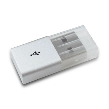 Apotop 快閃記憶體迷你鋁製隨身碟(8GB/亮銀色)