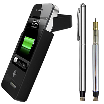 blackbox iPhone 4(S)背蓋電池 + 電容式觸控面板專用手寫筆