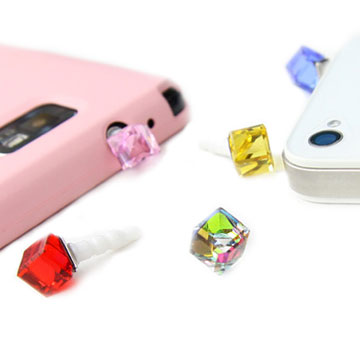 HAPPYMORI 寶石糖果 手機、MP3耳機塞 (3.5mm適用)