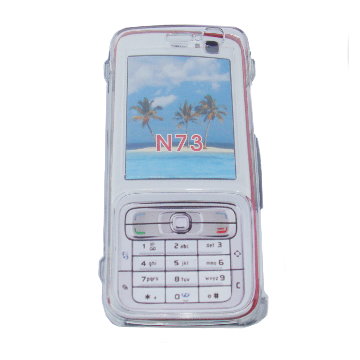 手機水晶保護外殼 NOKIA N73 (一組2入)