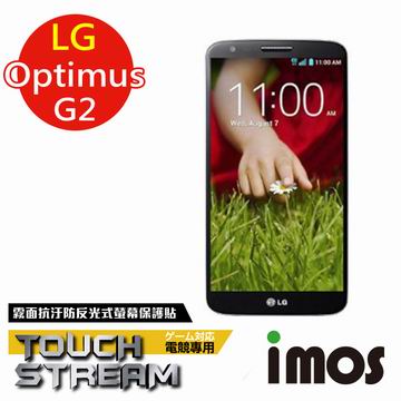iMOS Touch Stream 霧面電競螢幕保護貼 超滑 防反光 超撥水易清潔 for 樂金 LG Optimus G2