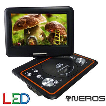NEROS【未來世界】10.1吋 LED RM8合一 移動式DVD