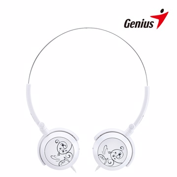 Genius GHP-400F 復刻潮風音樂耳機(迷戀の白)