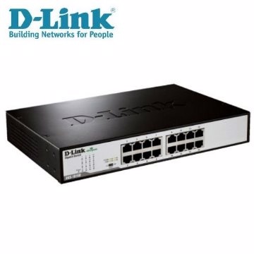 D-LINK友訊 DGS-1016D 16埠Gigabit節能型交換器
