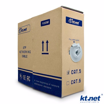KTNET - Cat.5e 100米 UTP Networking Cable 網路線(不含接頭)