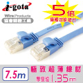 i-gota CAT6A超高速網路扁線 7.5M(LAN-F6A-008)