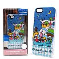 日本限定SANRIO iphone5【KIKI LALA月光下的晚餐】軟式手機背蓋