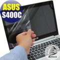 EZstick ASUS S400CA 專用 靜電式筆電LCD液晶螢幕貼 14.4 吋寬(高清霧面滿版)