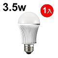 日本STANLEY 3.5W LED燈泡晝白光220流明 一入 【三年保固 】