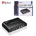 DigiSun VH518 AV/S+HDMI端子轉HDMI高解析影音訊號轉換器