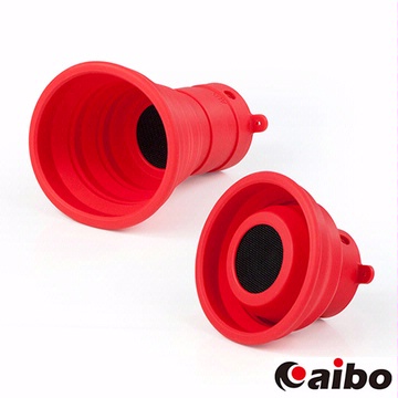aibo Bluetooth X-HORN 號角多媒體藍芽喇叭I(LY-USB17)-紅色
