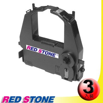 RED STONE for FUJITSU DL3800/ FUTEK F80黑色色帶組(1組3入)