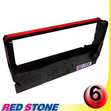 RED STONE for EPSON ERC23收銀機/記錄器 色帶(1組6入)黑色&紅色
