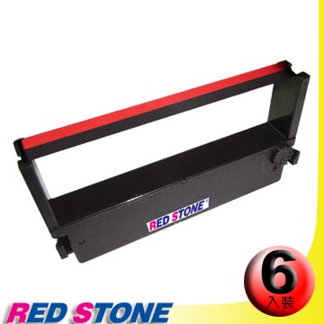 RED STONE for CITIZEN IR41/IDP460收銀機/記錄器 色帶(1組6入)黑色&紅色
