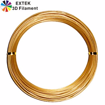 ☆ EXTEK 3D PEN filament ABS ☆ 相容各式3D筆專用耗材 1.75mm ABS 金色 50g 包