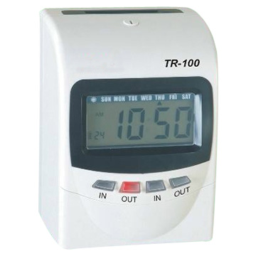 MARS TR-100 【變色螢幕】微電腦打卡鐘