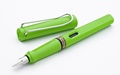 2012年限量款已停產 德國品牌LAMY SAFARI狩獵系列 蘋果綠鋼筆(13)F尖*送吸水器