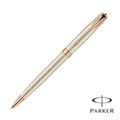PARKER 派克 SONNET 商籟 高尚系列 純銀格紋玫瑰金夾 原子筆
