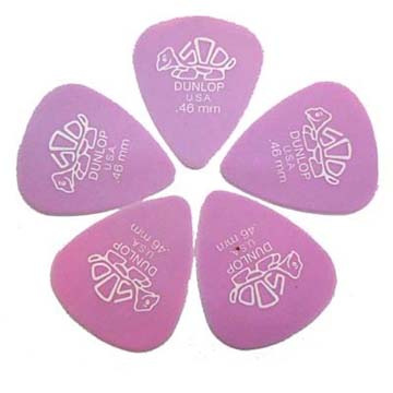 U.S.A Dunlop PICK 0.46mm(粉紅5片裝)