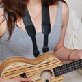 烏克麗麗 ukulele 專用寬版 吊帶(1入/黑色)
