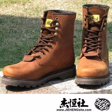 款708瘋馬咖專櫃正品戶外鞋工作鞋大頭鞋情侶鞋牛皮靴工裝靴機車靴野戰靴MACK馬克