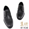 限量商品【集忻t.star‧MIT台灣手工鞋】打蠟燒焦皮 德比鞋 『黑色』TF-6025
