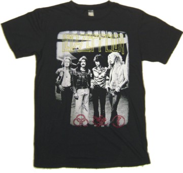 Led Zeppelin Tour進口樂團短T/ROCK/RETRO/ANVIL/HANES圓筒T