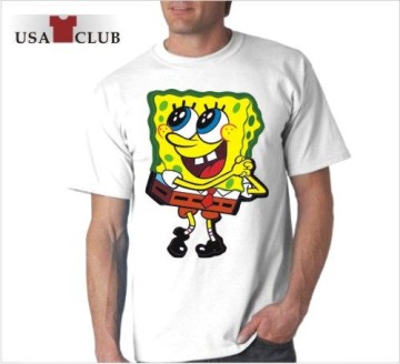 海綿寶寶 美式進口卡通短T/Anvil/Hanes/Gildan/T-shirt.Com