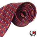 【極品西服】歡樂派對幾何100%絲質領帶_YT1017 (棗紅)