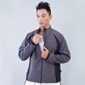 TECL-WOOD《96620》防風防水透氣保暖Soft Shell(軟殼)外套(灰/黑色)(男)