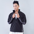 KINGTOUCH《96592》防風防水透氣保暖Soft Shell(軟殼)夾克(黑/灰)(男)