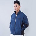 KINGTOUCH《96593》防風防水透氣保暖Soft Shell(軟殼)外套(藍灰/黑)(男)