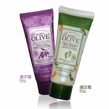 韓國 Organia 歐格妮亞 橄欖保濕護手霜/護足霜 50g- 3入組