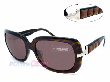BURBERRY 太陽眼鏡 精緻方格排列設計 玳瑁 B4020-B