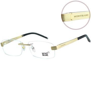 萬寶龍 MONTBLANC-時尚光學眼鏡(金色/銀色)MB305