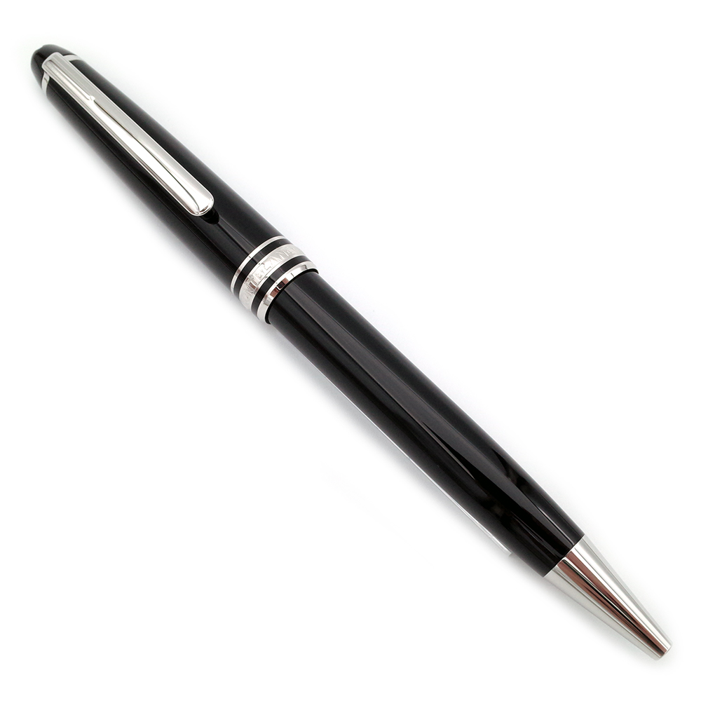 萬寶龍 (MONT BLANC)小班系列 白K金原子筆 MB164P