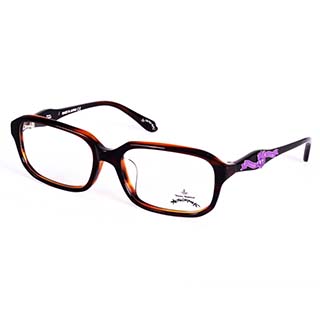 Vivienne Westwood 英國Anglomania英倫龐克徽章光學眼鏡(琥珀) AN24202