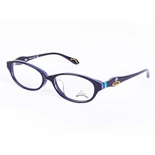 Vivienne Westwood 英國Anglomania英倫龐克土星環光學眼鏡(黑+藍)AN24802