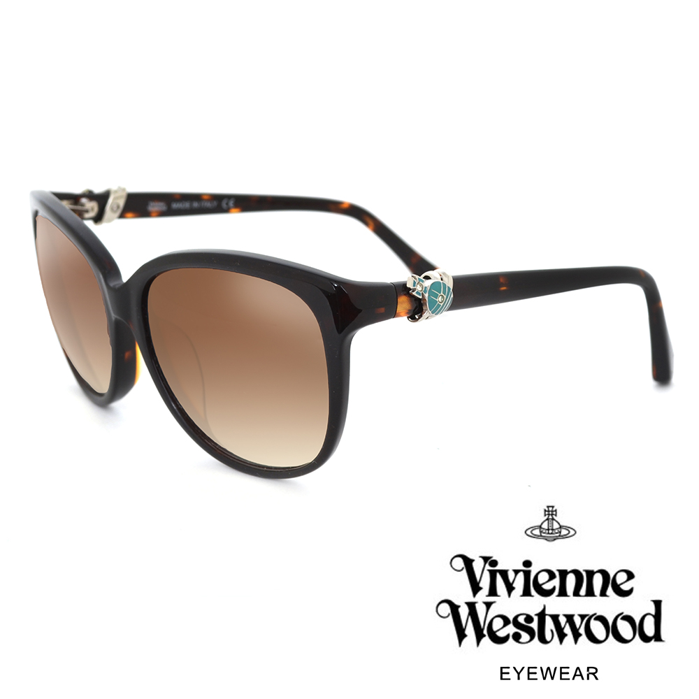 Vivienne Westwood 英國薇薇安魏斯伍德環扣土星太陽眼鏡(琥珀) VW85503