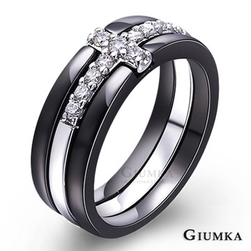 【GIUMKA】守護之環戒指 黑色男戒 MR570-1M