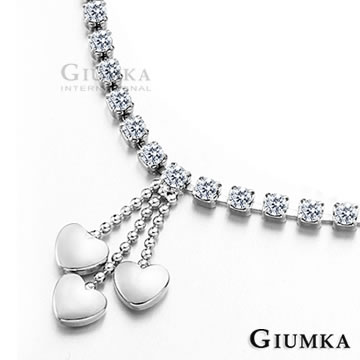 【GIUMKA】流心物語腳鍊甜心淑女款 銀色白鋯 ML005-1