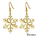 【GIUMKA】金色雪花耳環 MF3028