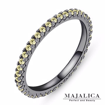 Majalica 線戒純銀尾戒 黑色B款 PR4004-2