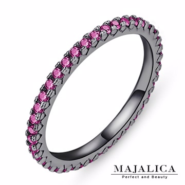 Majalica 線戒純銀尾戒 黑色G款 PR4004-7